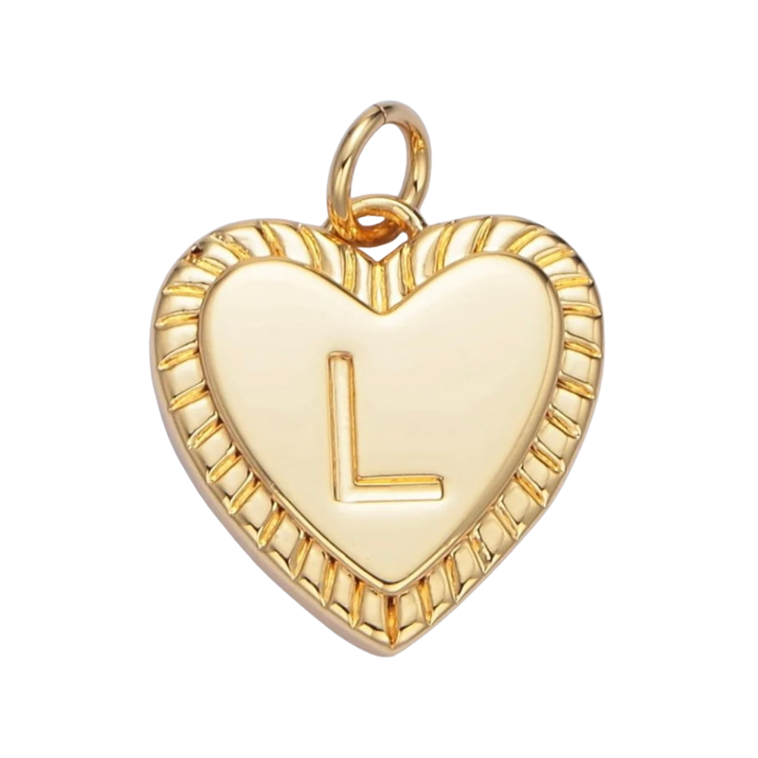 Heart Initial - L