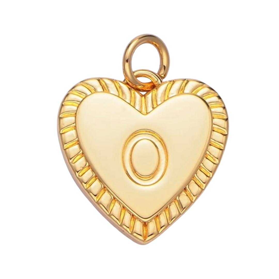 Heart Initial - O