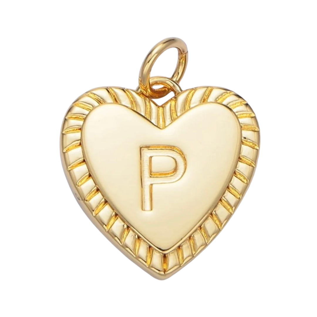 Heart Initial - P