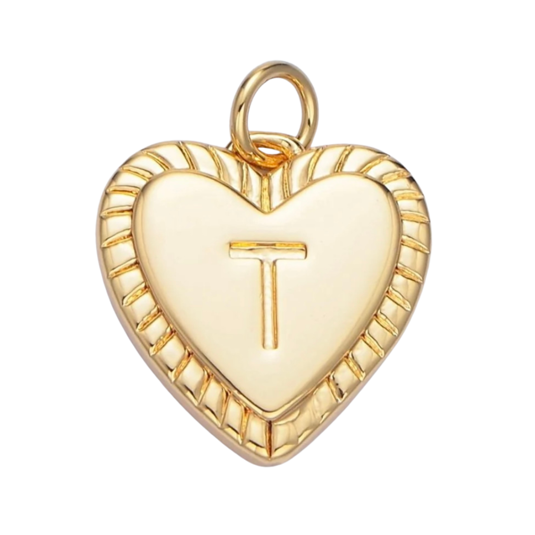 Heart Initial - T