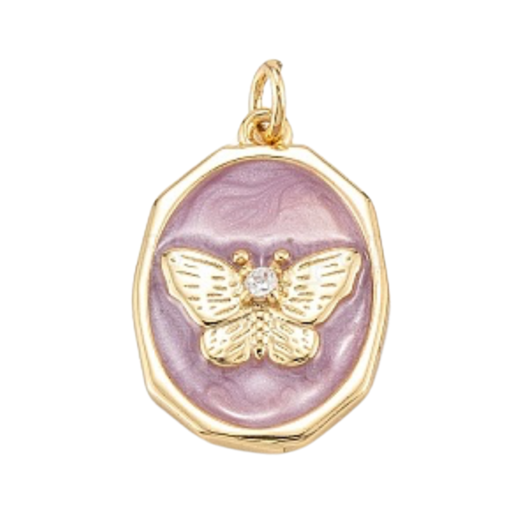 Flat Butterfly - Pink