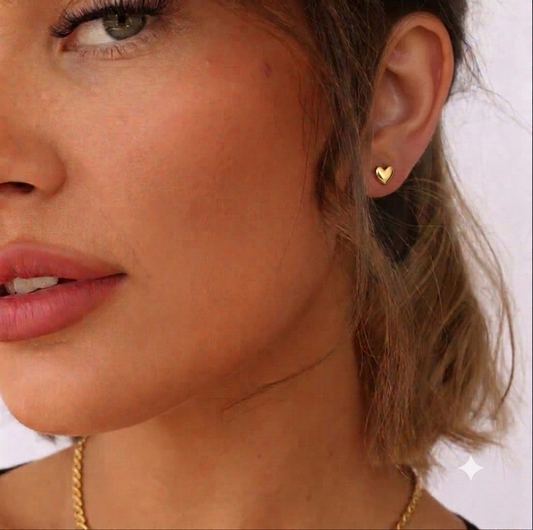 Mini Heart Studs