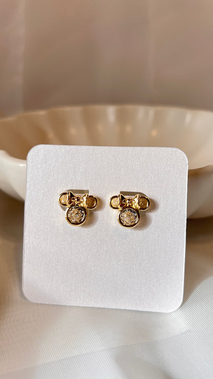 Sparkle Bow Studs