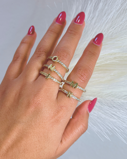 Initial Luxxe Ring