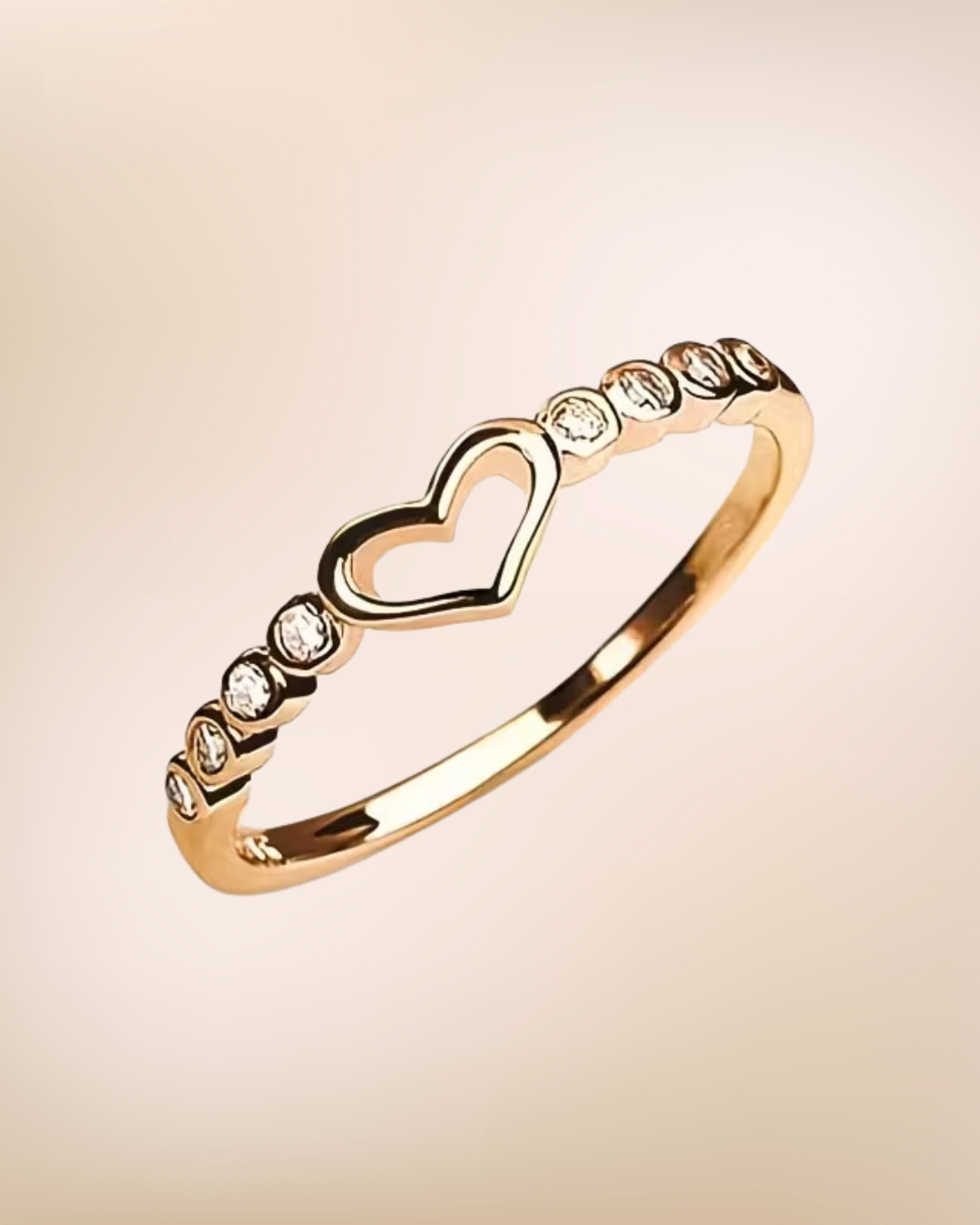 Sweetheart Pave Ring