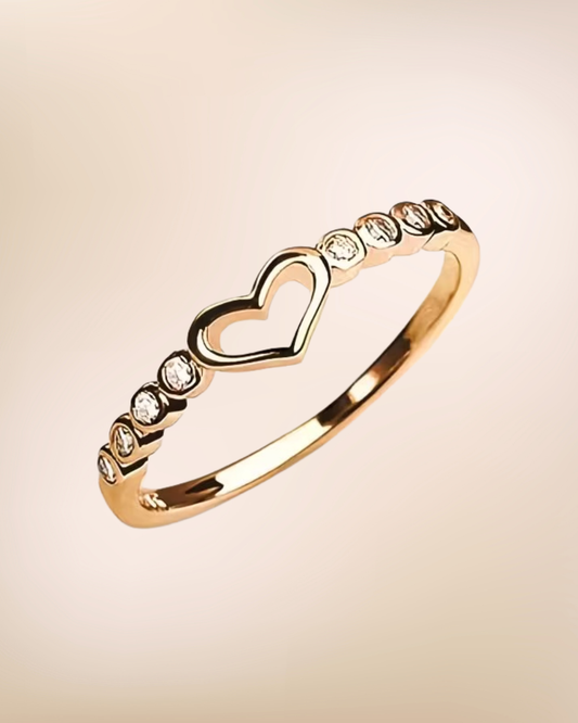 Sweetheart Pave Ring