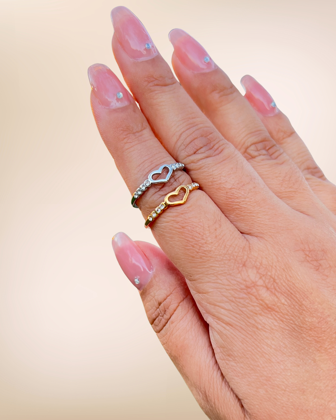 Sweetheart Pave Ring