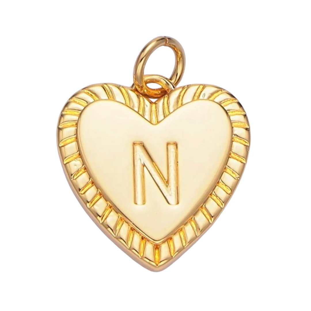 Heart Initial - N
