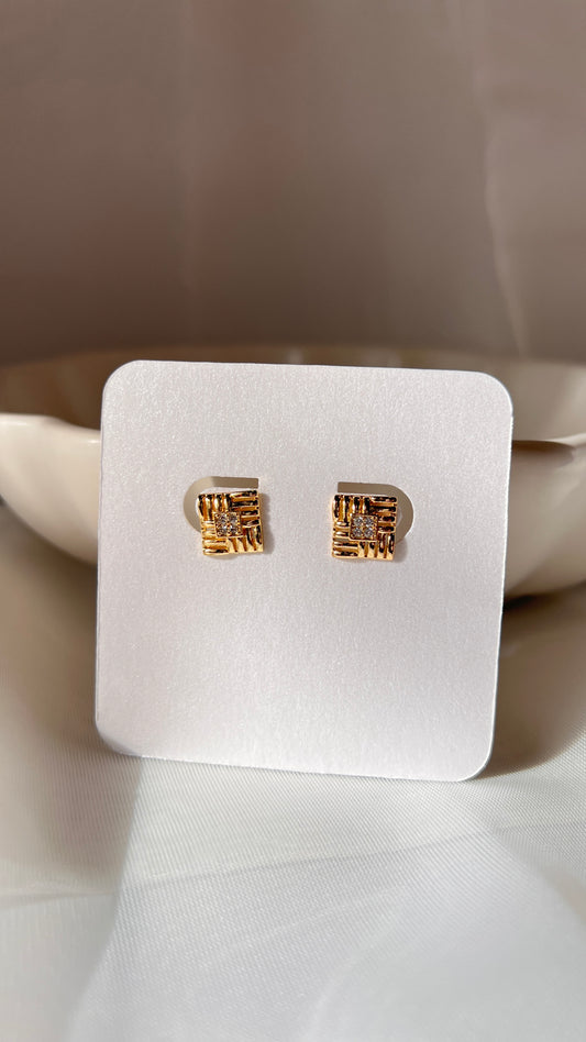 Grid Studs w/ CZ