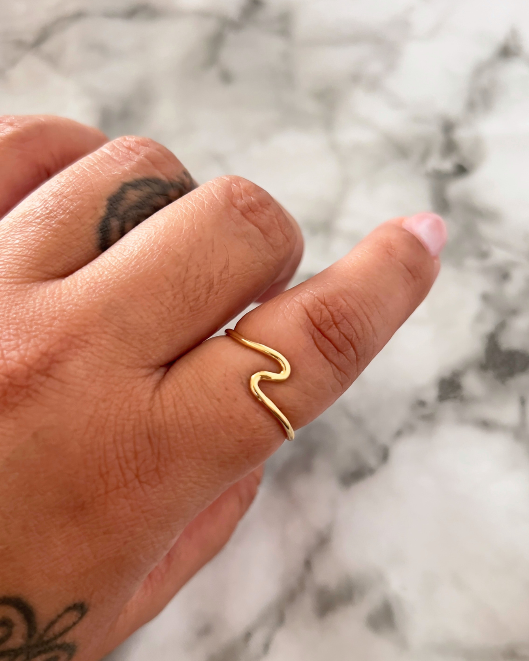 Wavy Baby Ring